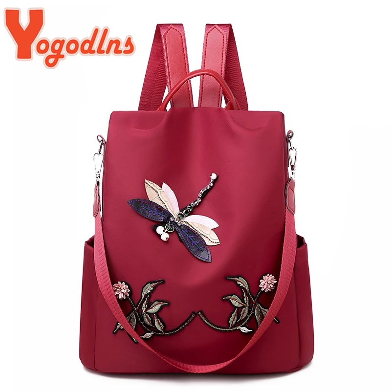 Yogodlns Fashion Embroidery Ba - Women Bags Medium Size 리뷰 및 가격