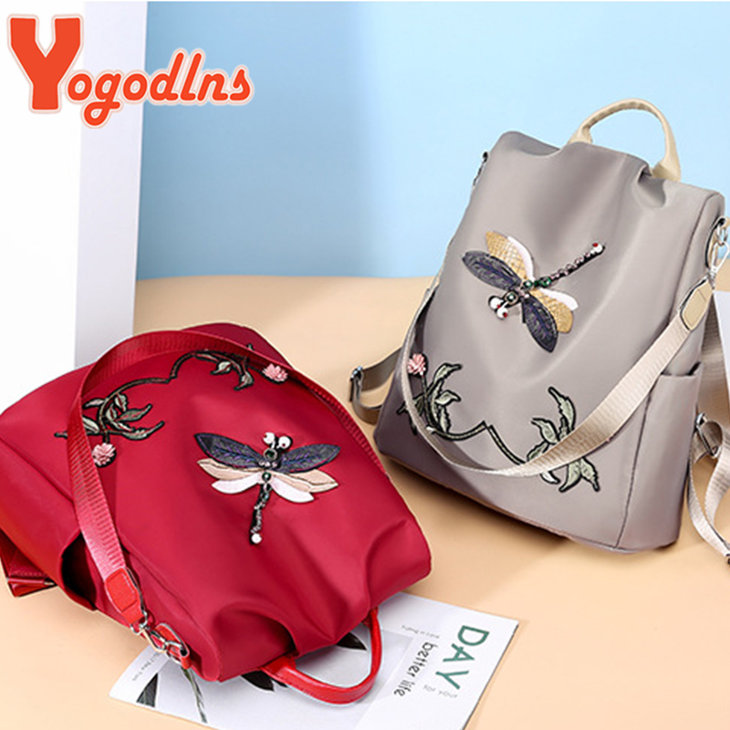 Yogodlns Fashion Embroidery Ba - Women Bags Medium Size 리뷰 및 가격